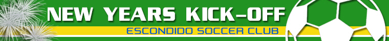 2015 New Years Kick Off - Escondido, CA banner
